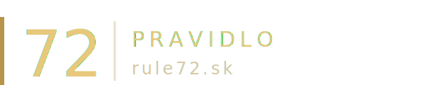 Rule 72 - pravidlo 72